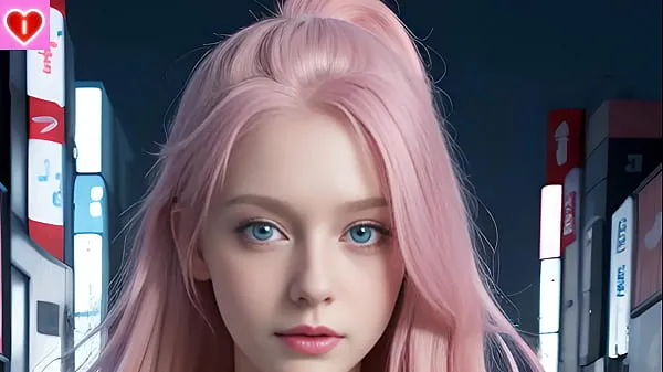 Sıcak Pink Hair Police Officer Waifu Night Tokyo Date POV - Uncensored Hentai Joi, With Auto Sounds, AI Sıcak Filmler