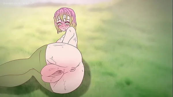 Hete Mitsuri seduces with her huge pussy ! Porn demon slayer Hentai ( cartoon 2d ) anime warme films
