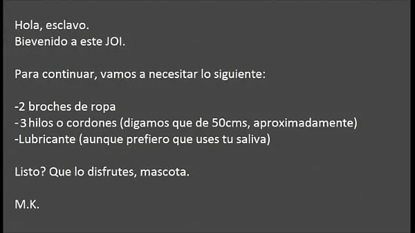 گرم JOI - CEI - Domination (audio and text in Spanish گرم فلمیں