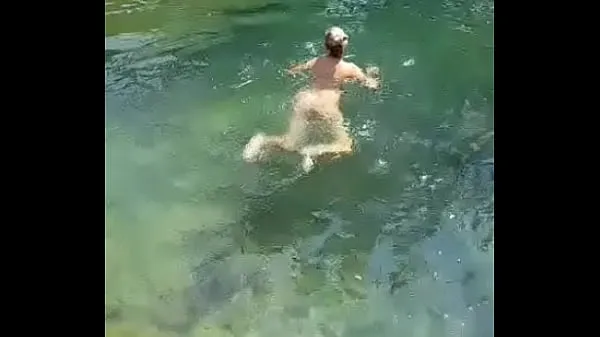 Hot German Milf Sandra in Croatia on mreznica naked swimming warm Movies