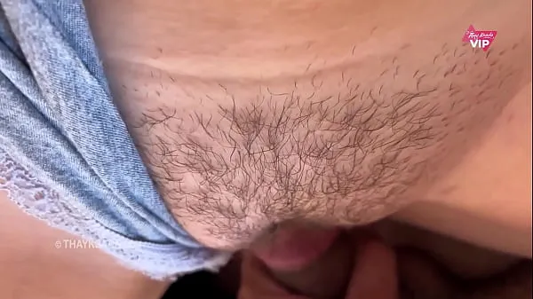 گرم Fucking hot with the hairy pussy until he cum inside گرم فلمیں