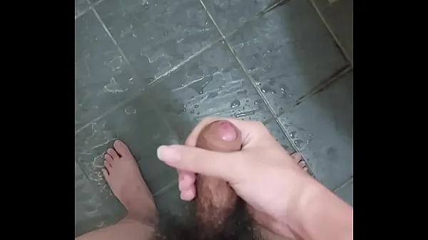 Hot Cum before taking a shower warm Movies