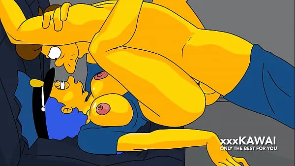 गर्म Police Marge tries to Arrest Snake but he Fucks Her (The Simpsons गर्म फिल्में