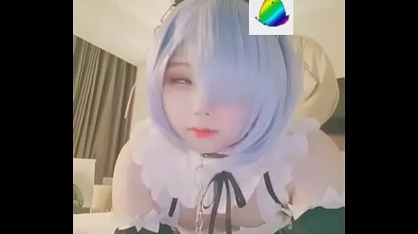 Hot Wuuuuucy in Rem cosplay fucking so hard warm Movies