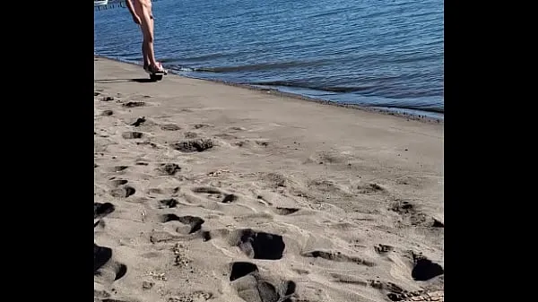 뜨거운 Nude beach fun 따뜻한 영화