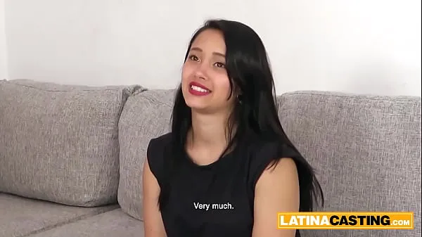 Pretty Latina Pornstar Lia Ponce First Time ANAL Casting Cumshot Filem hangat panas