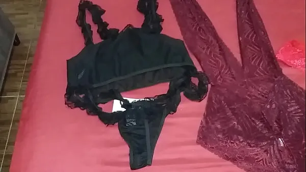 Hot my wife's slutty panties p3 (I'm going to wear them all hidden, of course) and who knows, maybe she'll use the toy on me warm Movies