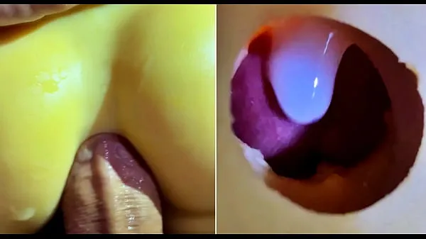 Heta Filling your ass with hot cum! A huge dick cums in a tight ass! Anal orgasm varma filmer