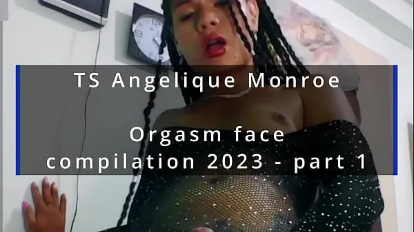 Hotte TS Angelique Monroe - Orgasm Face Compilation varme film