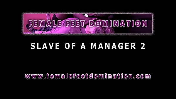 Hotte Dominant and lesbian manager foot smelling and foot domination - Trailer varme film