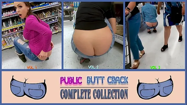 Hot PUBLIC BUTT CRACK - COMPLETE COLLECTION - PREVIEW - ImMeganLive warm Movies