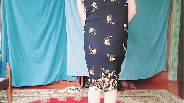 گرم Hot Big Booty Blonde Gay in Milf Dress Youtuber CrossdresserKitty گرم فلمیں