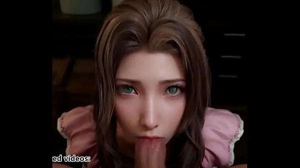 गर्म Final Fantasy 7 Aerith Deepthoreat Blowjob Uncensored Hentai AI Generated गर्म फिल्में