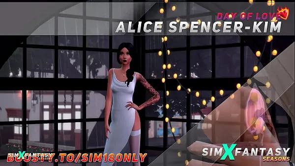 Sıcak Day of Love - Alice Spencer-Kim - The Sims 4 Sıcak Filmler