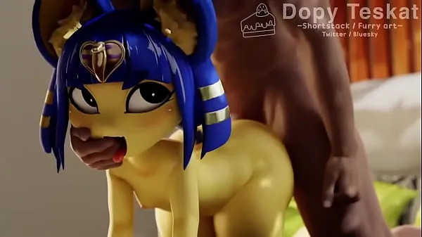 Hot Ankha giving it to the black guy warm Movies