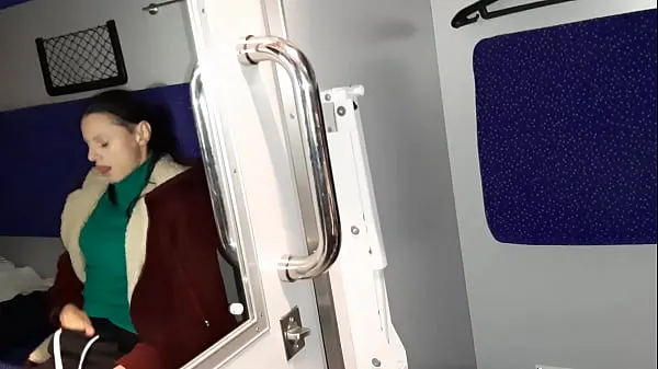 Heta A stranger and a fellow traveler and I cum in a train compartment varma filmer