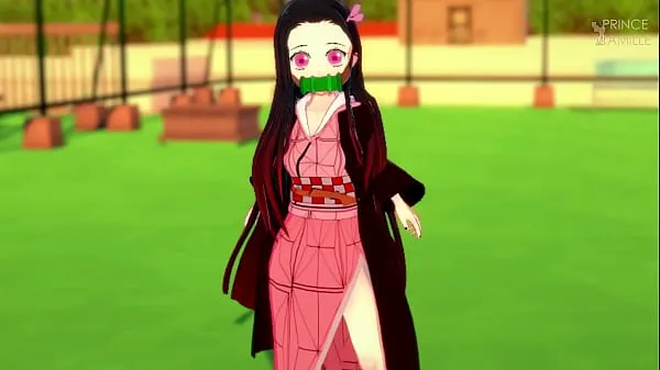 Hot Little Nezuko lets out her inner slut with you warm Movies