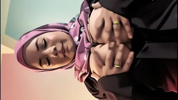 Hot plump hijab teacher squeezes nipples warm Movies