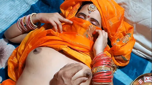 Hot Karwa chauth special Indian cauple honeymoon warm Movies