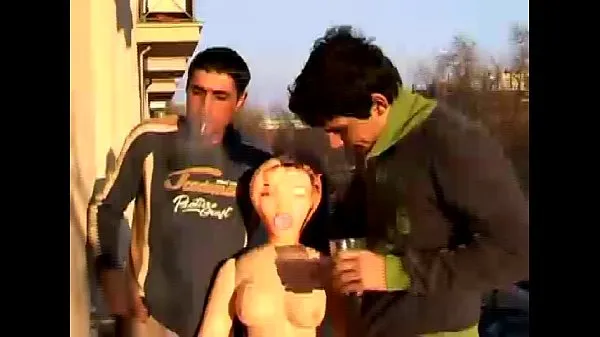 Hector (Igor) and Vincent with a doll Filem hangat panas
