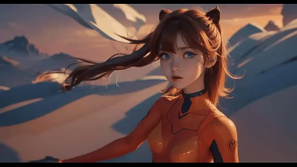 Hete AI generated Asuka Langley asking for a dick warme films