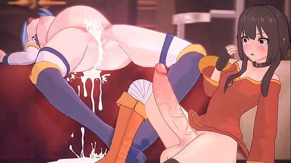 Aqua Gets Pounded (KonoSuba Futa Animation Film hangat yang hangat