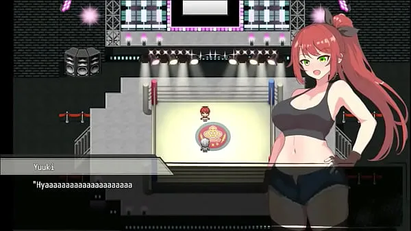 Hete Cute red haired lady having sex with a man in Princess burst new hentai game warme films