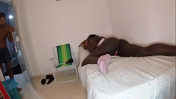 Hot Negona Tired of the Trip and Already Got Cock in Her Pussy and Still Drinking the Cum | Fernanda Chocolatte - Joao O Safado warm Movies