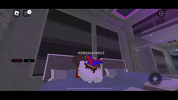 pomni gets pounded in roblox Filem hangat panas