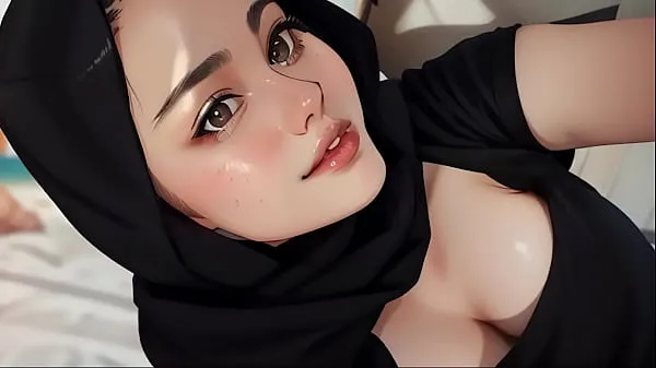 Hotte plump hijab playing toked varme filmer