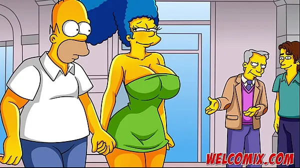 뜨거운 The hottest MILF in town! The Simptoons, Simpsons hentai 따뜻한 영화