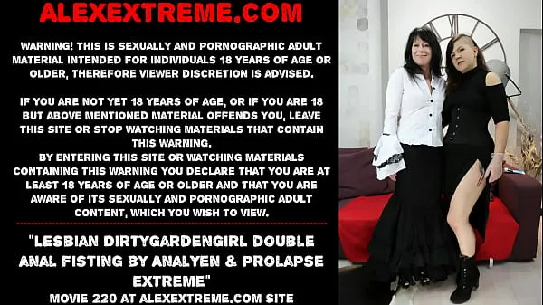 Hot Lesbian Dirtygardengirl double anal fisting by AnalYen & prolapse extreme warm Movies