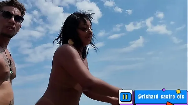 Hot Naughty young girl couldn't resist and we ended up fucking on the beach completely in the red warm Movies