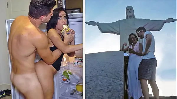 گرم Sexy Brazilian Gold Digger Gets Picked Up With A Passport Trick گرم فلمیں