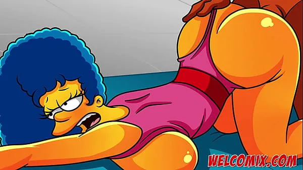 뜨거운 Butt on the nape project! Big butt and hot MILF! The Simpsons Simptoons 따뜻한 영화