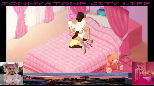 Hot JonnyStone meets fun pink woman (custom warm Movies