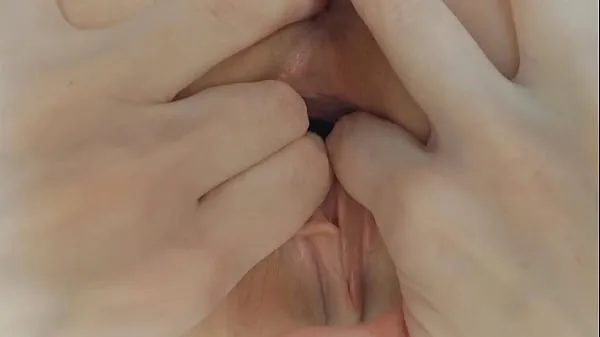Hotte Close up Rubbing Pink Pussy varme filmer