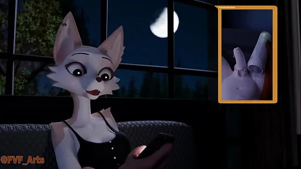 گرم Furry Fox jerking off with his new toy - Foxdee گرم فلمیں