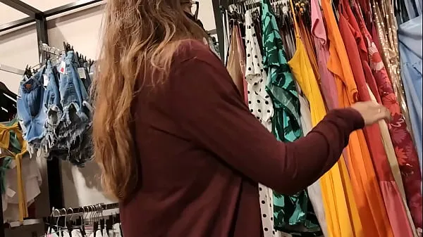 Hot Public blowjob/cum in the fitting room warm Movies