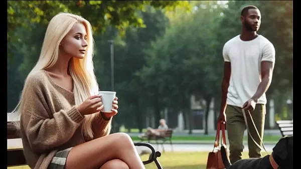 Hot Cheating White Woman Meets Black Man at the Park Audio Story BBC warm Movies