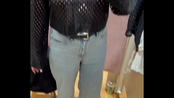 Nóng Trying on a see through top in public Phim ấm áp