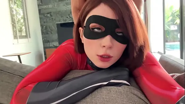 गर्म Rough Sex and Deepthroat till Facial with Elastigirl from The Incredibles POV - Hot Cosplay गर्म फिल्में