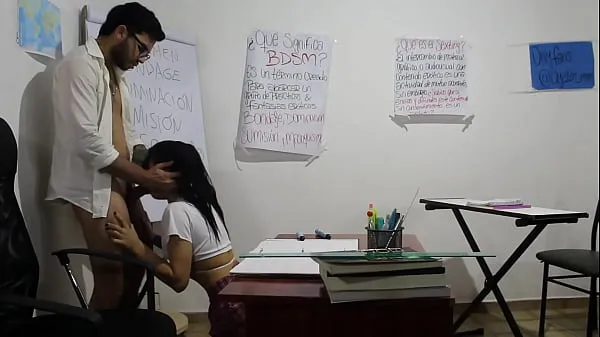 Teacher Whipped and Fucked Petite Student for her to Pass Exam Filem hangat panas
