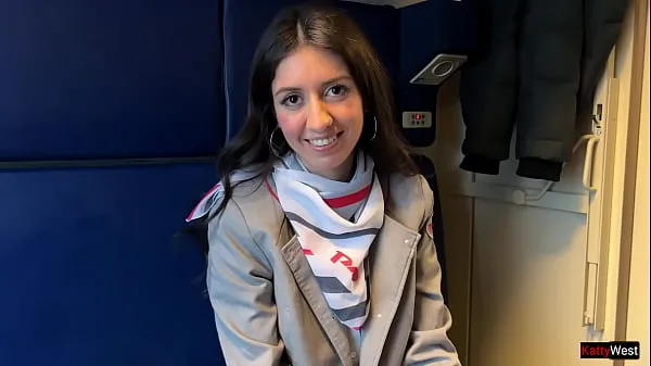 뜨거운 Sex with the conductor on the train, I hope she doesn’t get fired 따뜻한 영화
