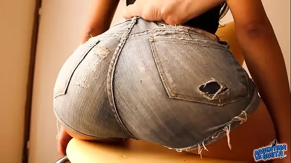 गर्म Most Round Ass Teen! Wearing Tight Denim Shorts! Cameltoe गर्म फिल्में