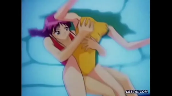 Vroči Anime lesbian underwater fuck topli filmi