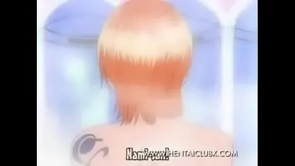 Vroči hentai anime Nami and Vivi Taking a Bath One Piece topli filmi