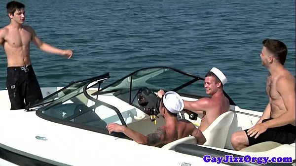 گرم Gay sailor outdoor orgy with Chip Young گرم فلمیں