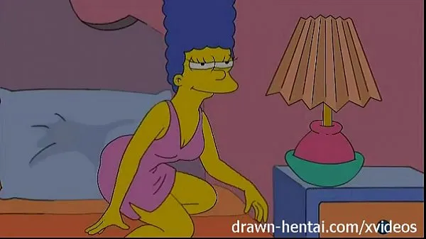 热Lesbian Hentai - Lois Griffin and Marge Simpson温暖的电影